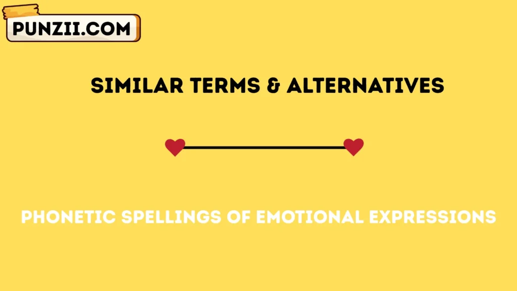 Similar Terms & Alternatives