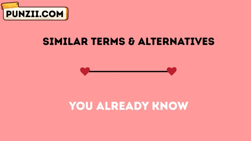 Similar Terms & Alternatives