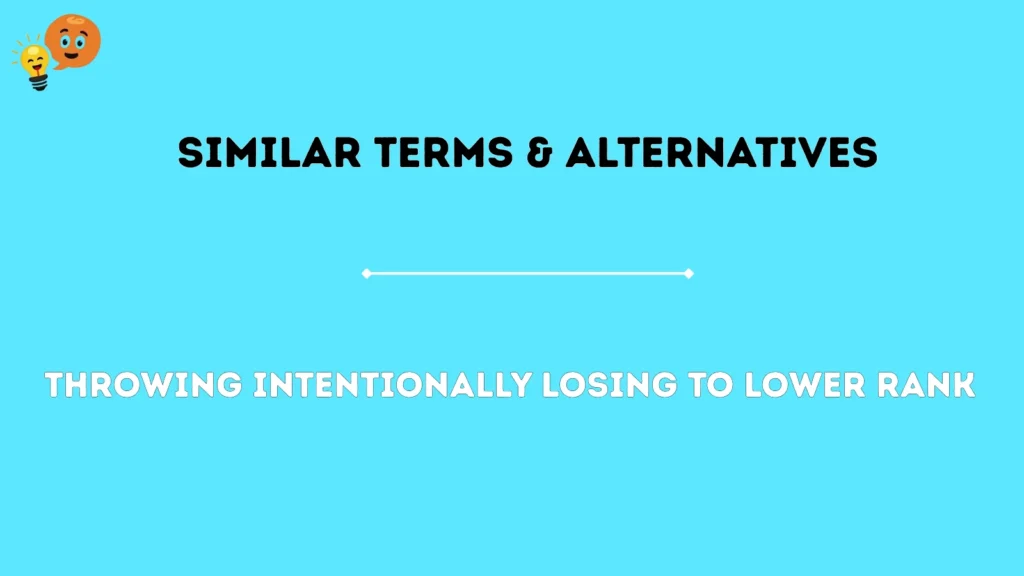 Similar Terms & Alternatives