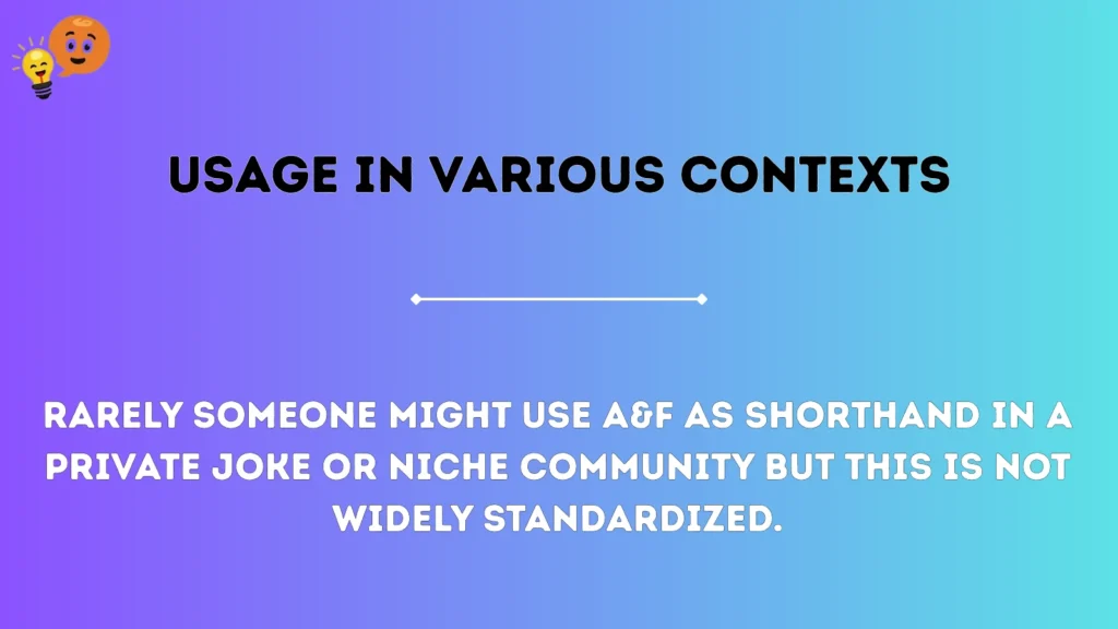 Usage in Various Contexts